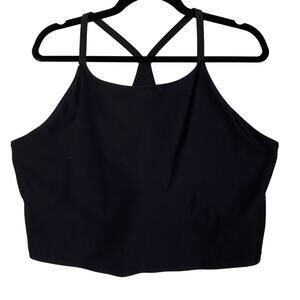 Old Navy Active Powersoft Black Cropped Tank Top Size 3X